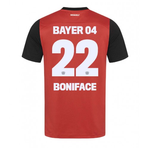 Fotbalové Dres Bayer Leverkusen Victor Boniface #22 Domácí 2024-25 Krátký Rukáv